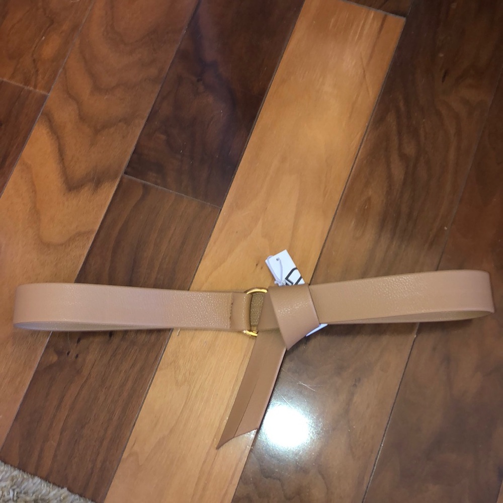 B-Low the belt tan and gold belt